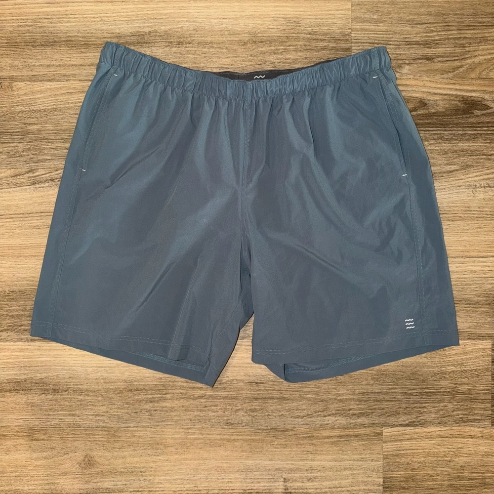 Free Fly Apparel Men's Athletic Shorts - Slate Blue